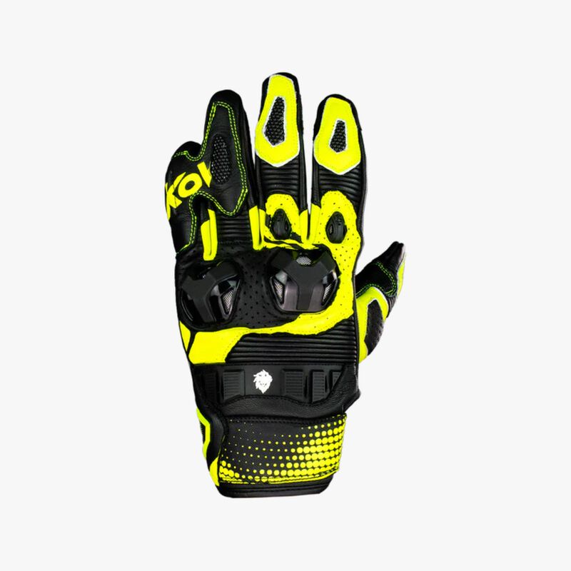 Guantes Kov Mod. Ross Verde Neon T-m image number null