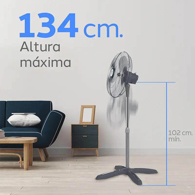 Ventilador Navia De Pedestal A18 Aspa Met&aacute;lica ... image number null