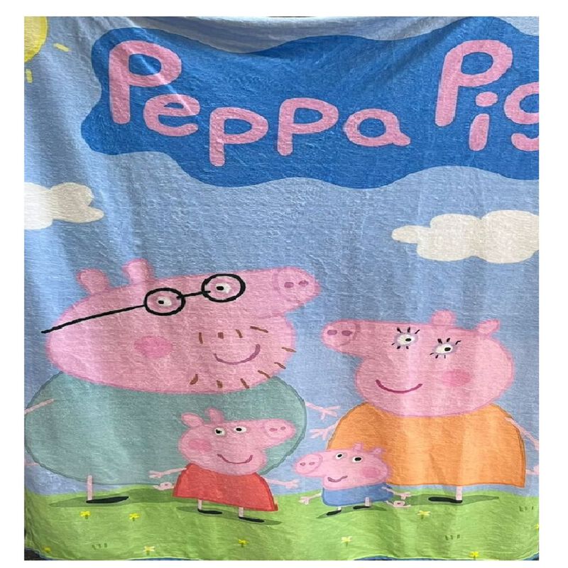 Exclusiva! Cobija Frazada Ultra Suave Peppa Pig image number null