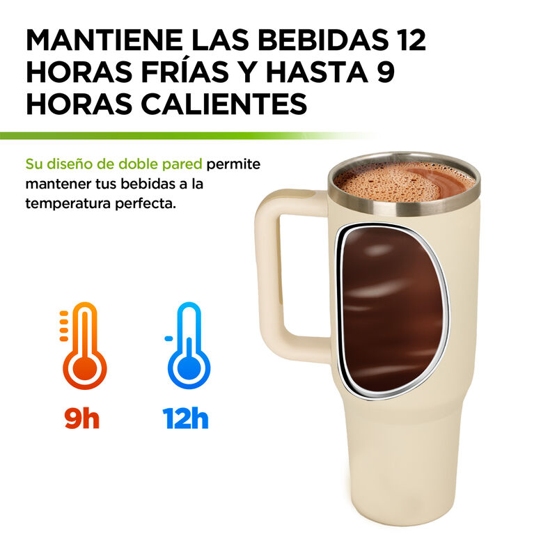 Termo para Agua y Caf&eacute; de Acero Inoxidable HIKE... image number null