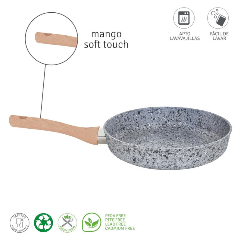 Sart&eacute;n Hudson Granito Stone Aluminio Forjado 28... image number null