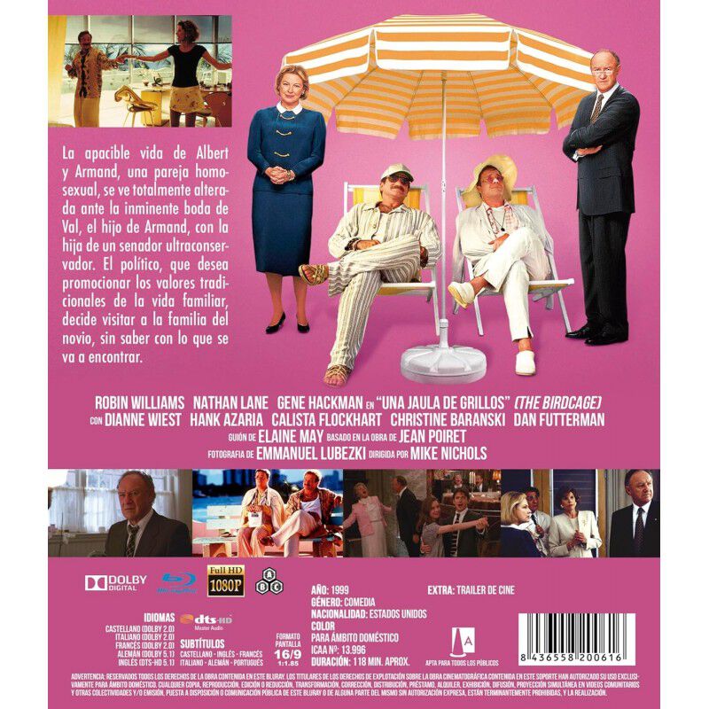 La Jaula De Las Locas [blu-ray] (1996) image number null