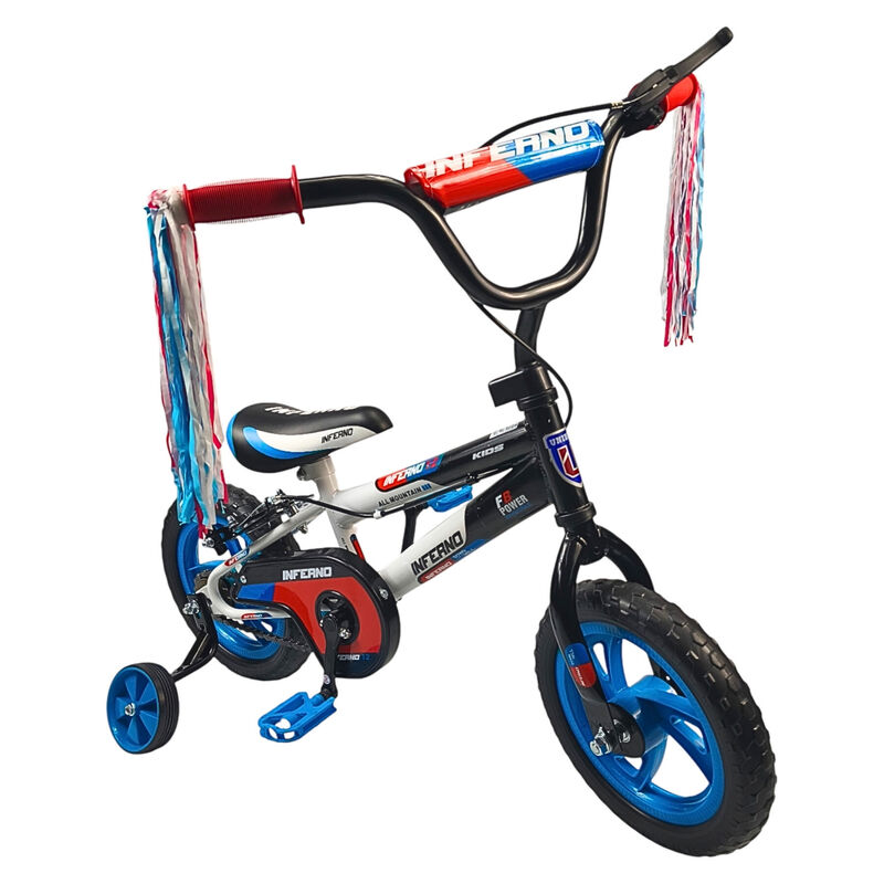 Bicicleta Infantil Ni&ntilde;os R12 Ruedas Auxiliares ... image number null