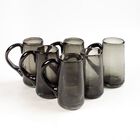 Tarros de Cerveza Set de 6 Tarros de Vidrio Soplado Humo Marea Baja