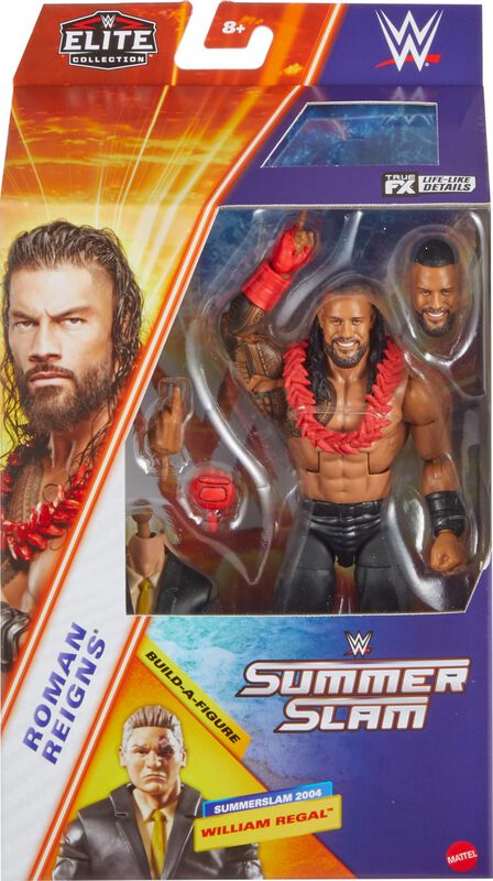 Figura De Acci&oacute;n Mattel Wwe Summerslam Roman Re... image number null
