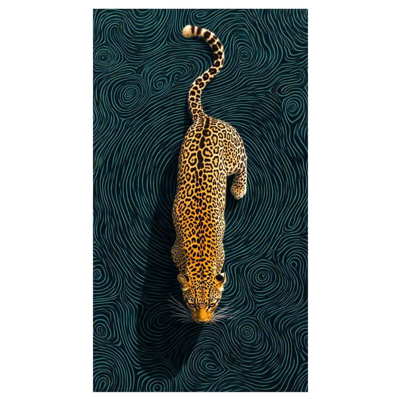 Cuadro Decorativo Impreso 20x30cm Felino Abstra... image number null
