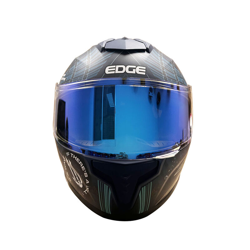 Casco Integral Edge Aquaman Dc Comics Certifica... image number null