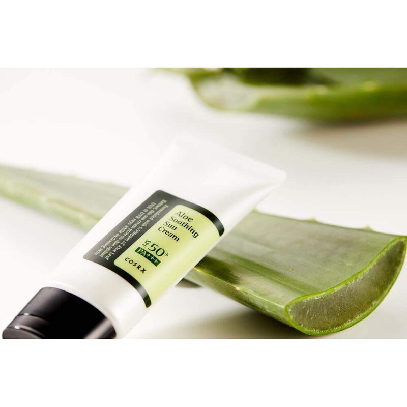 COSRX Aloe Soothing Sun Cream SPF50. Crema sola... image number null