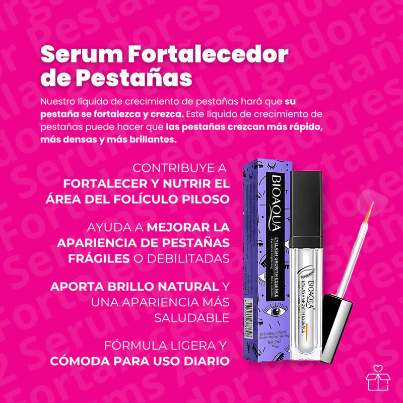 Pack 3 S&eacute;rum Bioaqua Alargador Fortalecedor de ... image number null