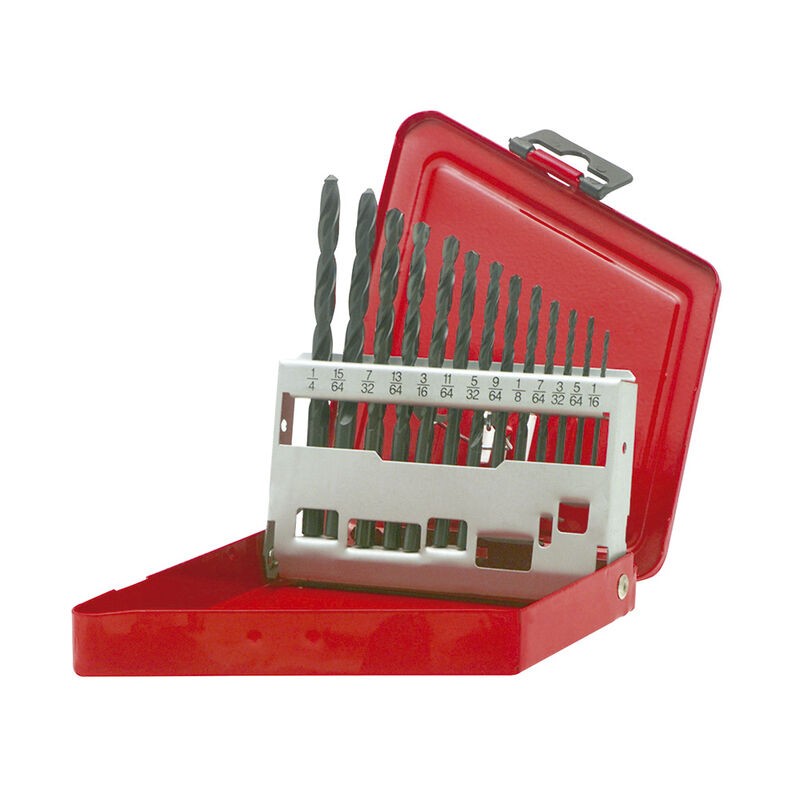 Juego de brocas negras de acero de alta velocid... image number null