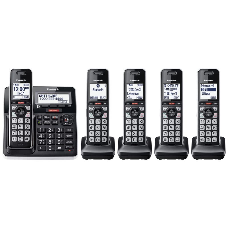 Tel&eacute;fono Inal&aacute;mbrico Panasonic Kx-tgf975b Con B... image number null