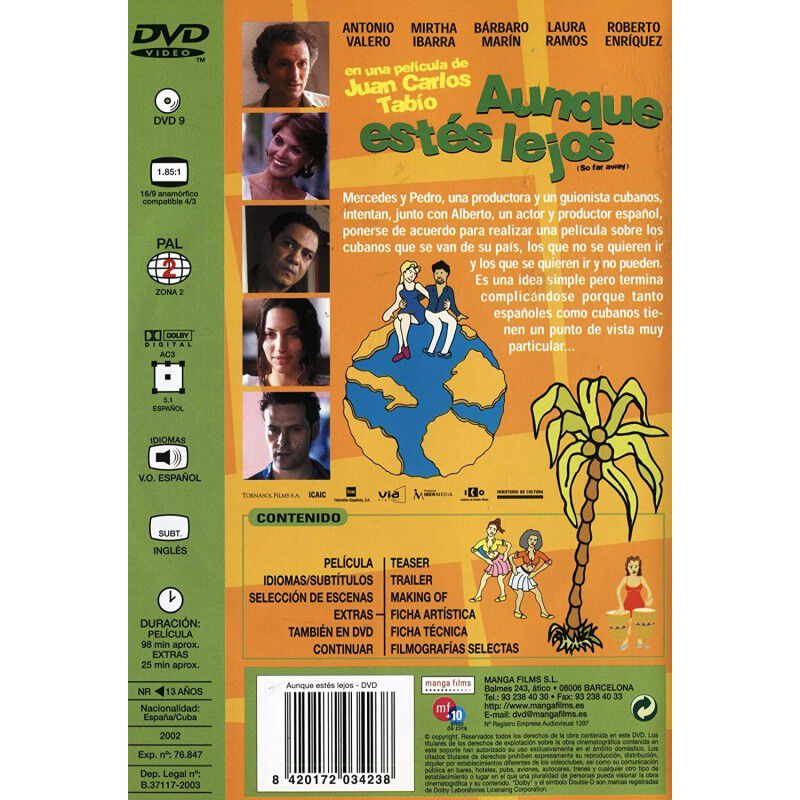Aunque Estes Lejos (dvd) image number null