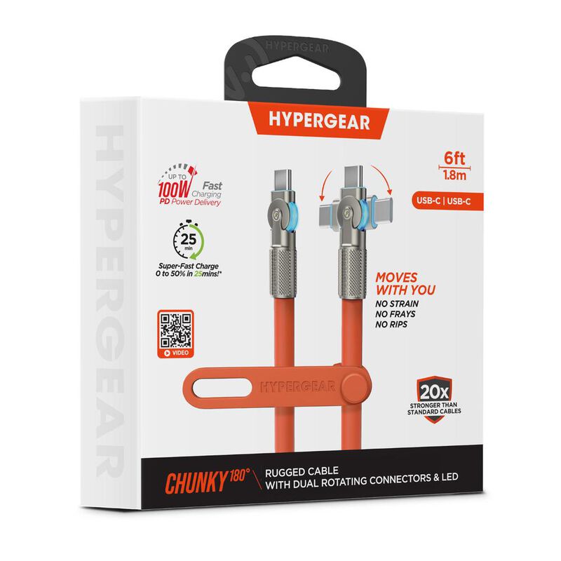 Hypergear Cable Tipo C 1.8m Carga R&aacute;pida Y Dura... image number null