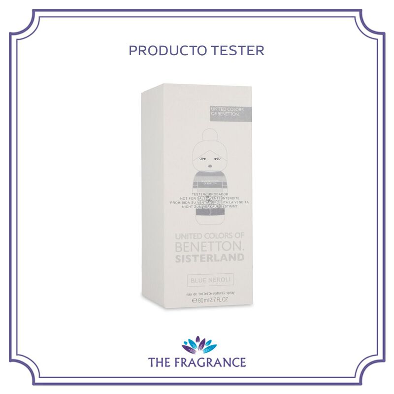 Tester Benetton Sisterland Blue Neroli 80ml Edt... image number null