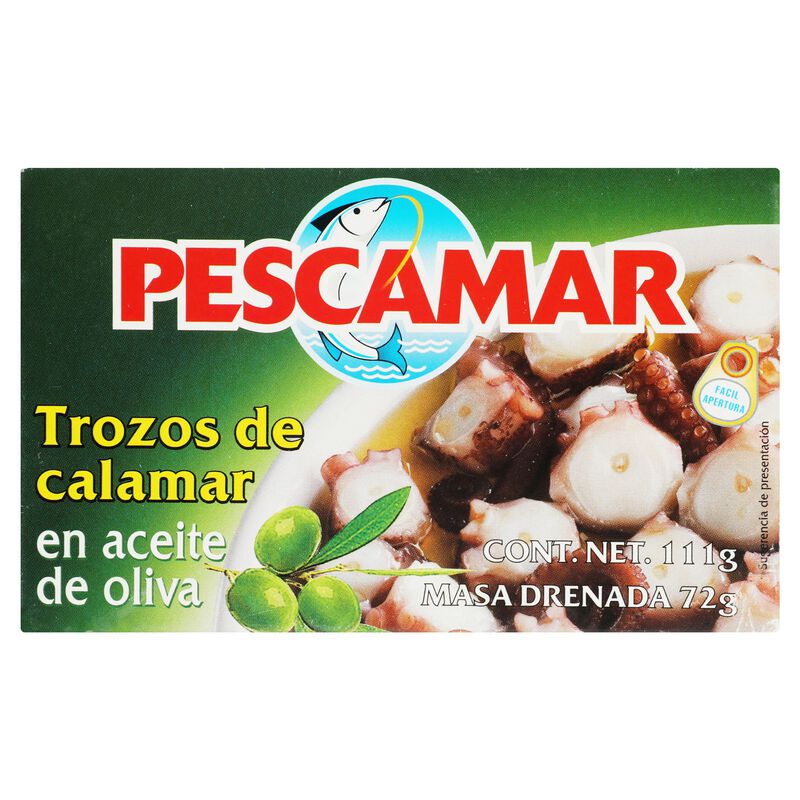 Calamar en Trozos en Aceite de Oliva Pescamar -... image number null