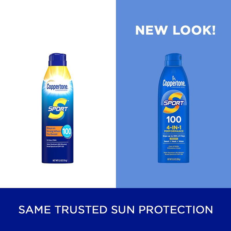Coppertone SPORT Spray protector solar 4-en-1 S... image number null