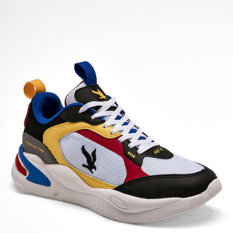 American Fire Tenis urbano para ni&ntilde;o blanco mul... image number null