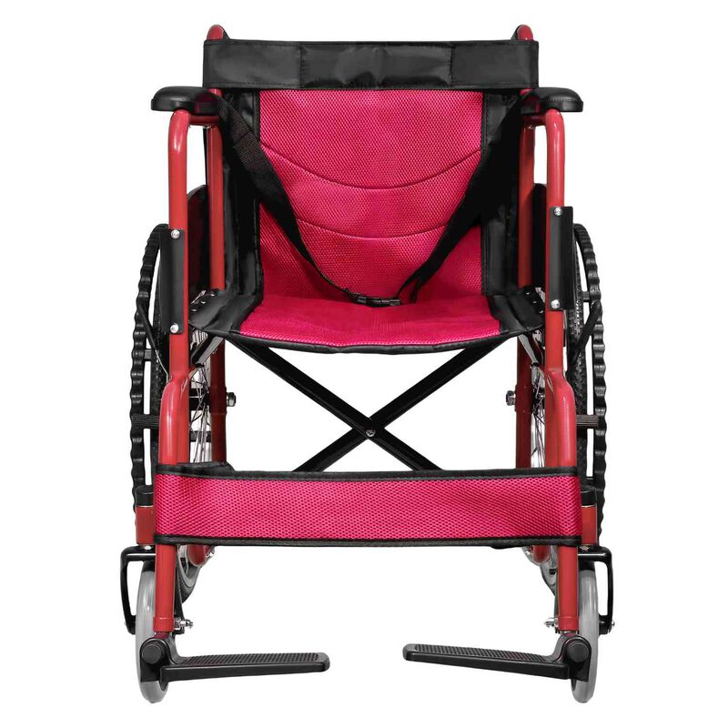 Silla De Ruedas Ligera 23 Pulgadas Plegable Alu... image number null