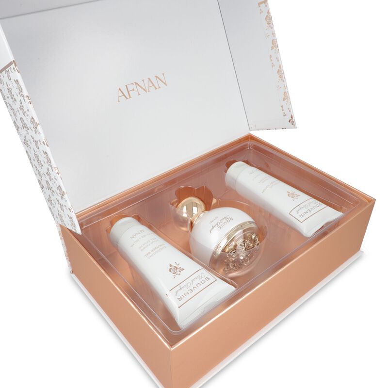 Set Afnan Souvenir Floral Bouquet 3Pzs 100Ml Ed... image number null