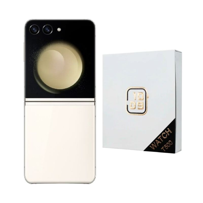 Galaxy Z Flip 5 256GB Crema Reacondicionado + R... image number null