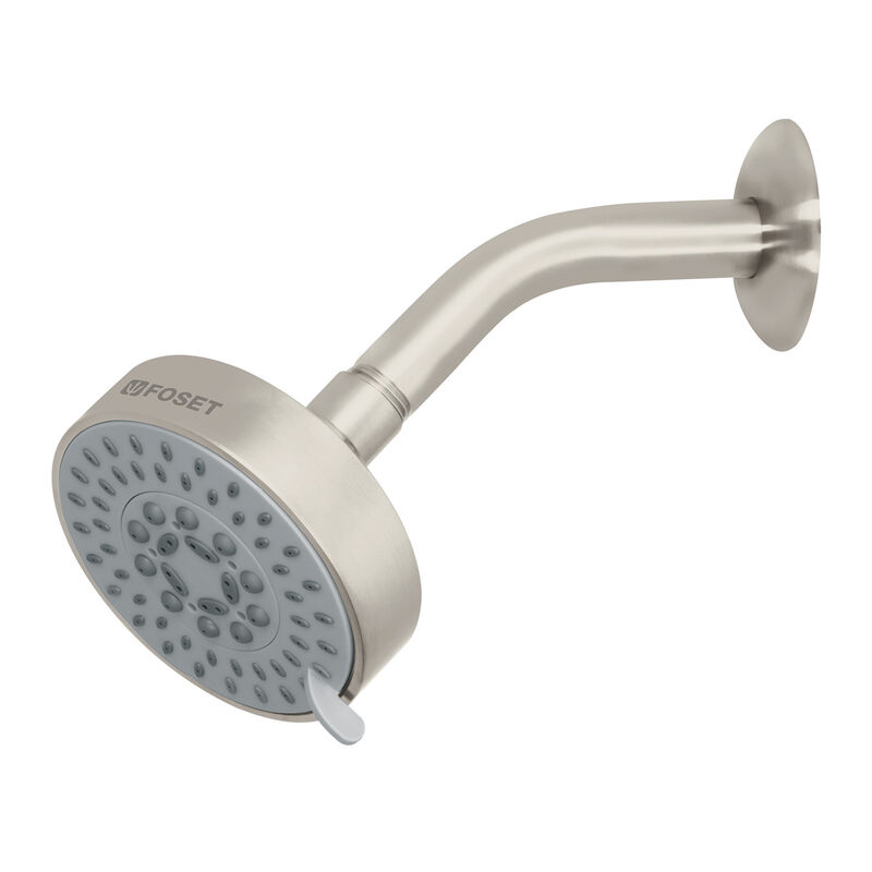 Regadera Sat&iacute;n 4'con 5 Funciones con Brazo Fose... image number null