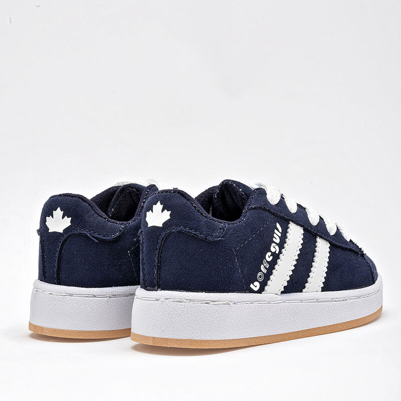 Borreguis Tenis urbano para ni&ntilde;o. Marino blanco image number null