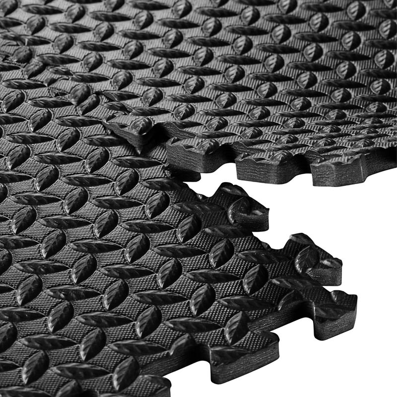 Tapete Foamy Negro para Ejercicio 4 piezas Blue... image number null