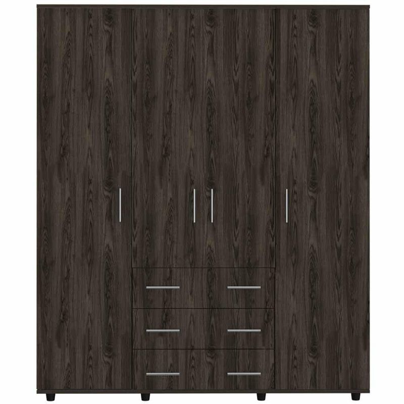 Closet Fontana Chocolate y Blanco Virtual Muebl... image number null