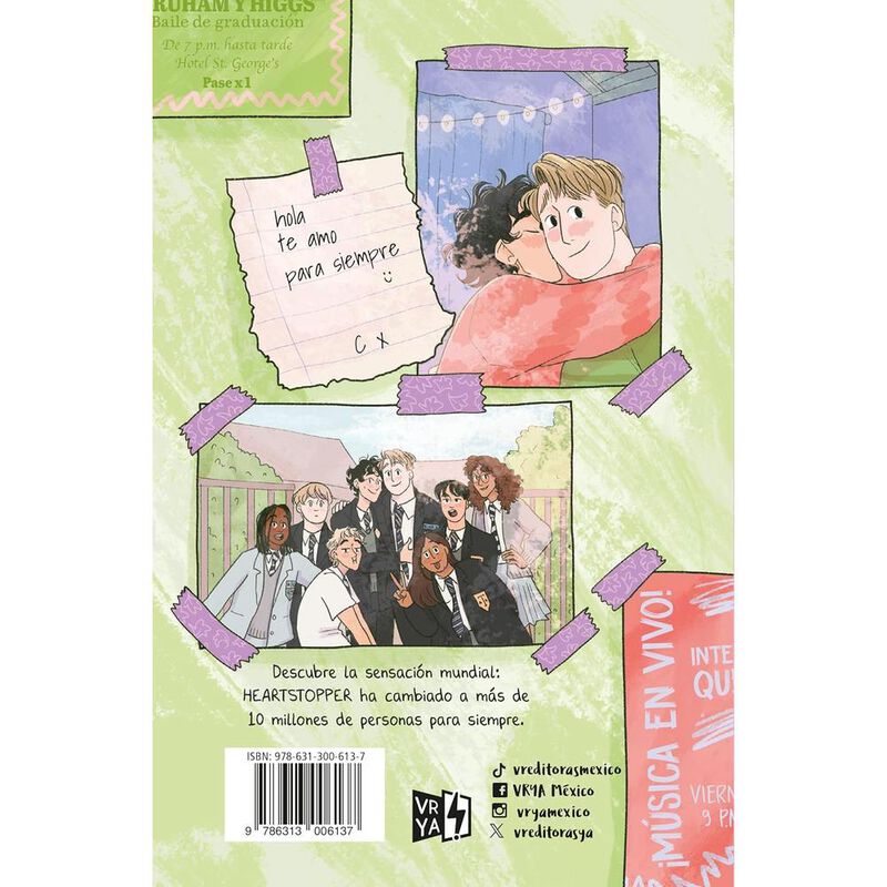 Heartstopper Tomo 6, De Alice Oseman, Vrya, Pas... image number null