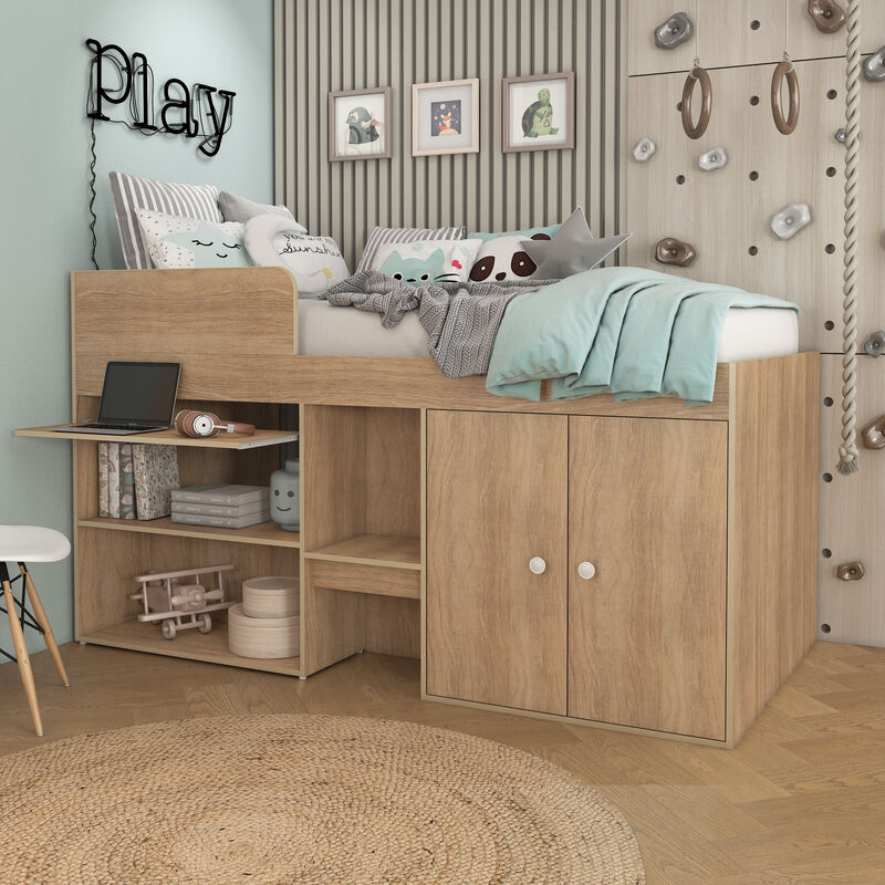 Cama Multifuncional Individual C/Mesa De Estudi... image number null