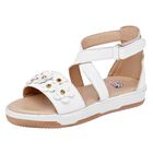 Ensue&ntilde;o Sandalia para ni&ntilde;a blanco