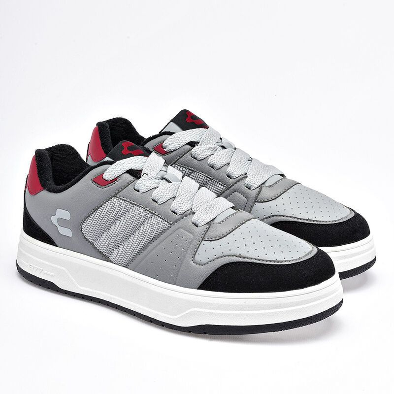 Charly tenis sport para hombre gris negro rojo ... image number null
