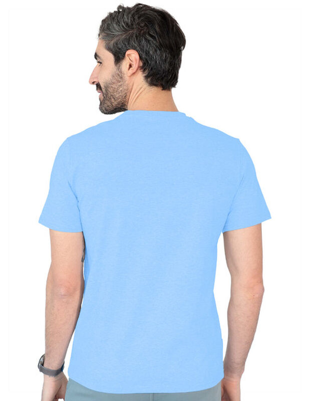 Playera Caballero Basica Premium Estampado Azul... image number null