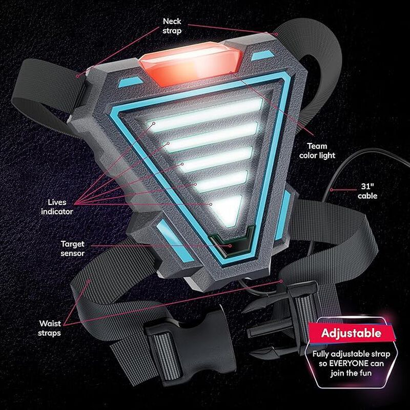 Set De Etiquetas L&aacute;ser Squad Hero Lightforce Re... image number null