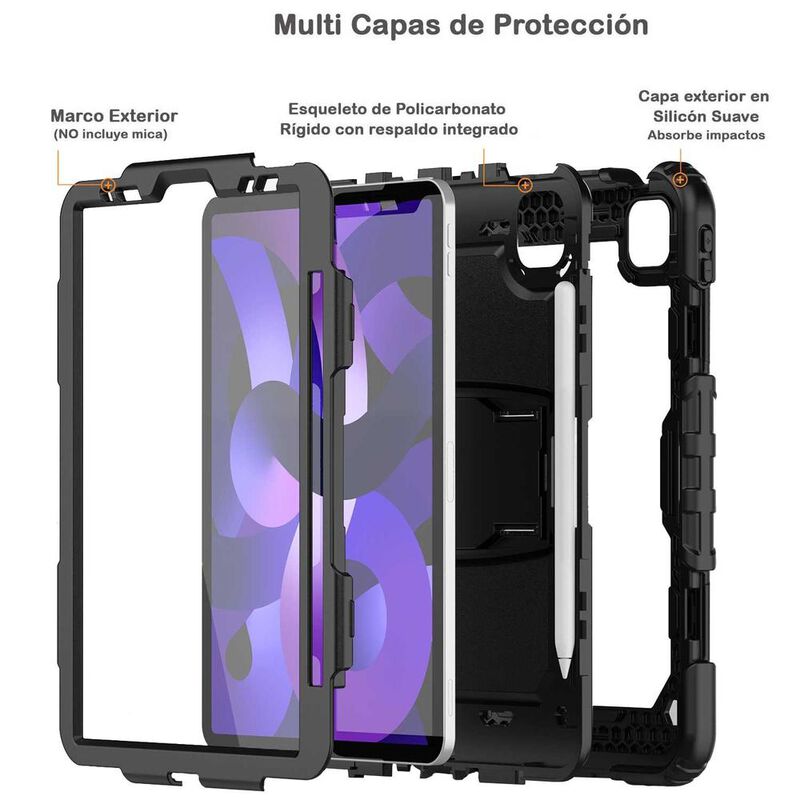 Funda TEKKU StandC uso rudo para iPad Pro 12.9 ... image number null