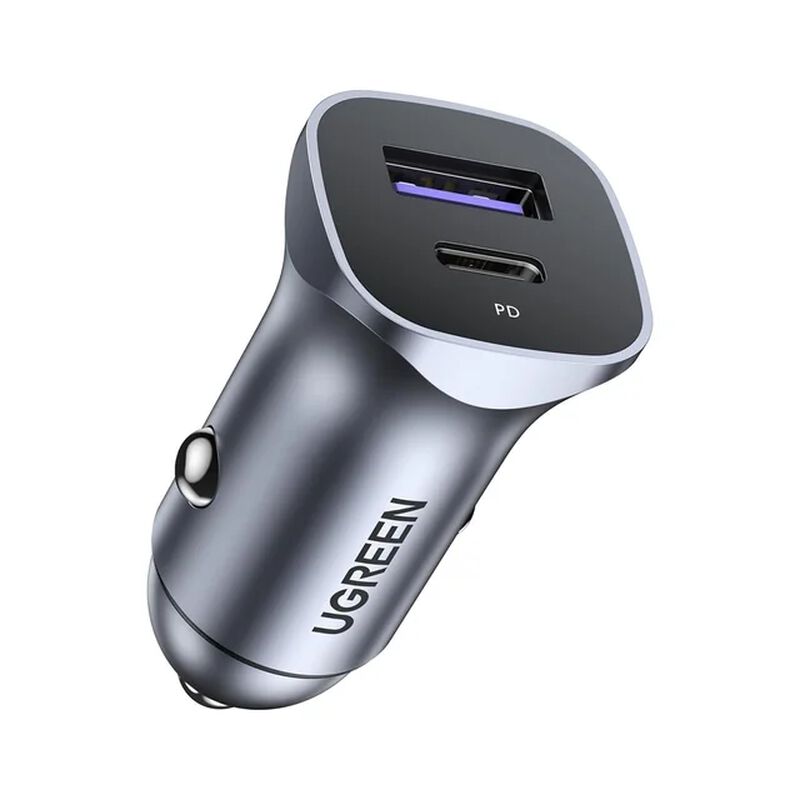 Cargador Para Carro Ugreen Dual Port Fast Car C... image number null
