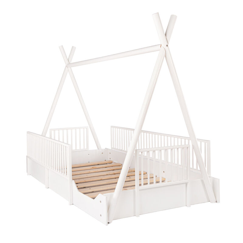 Cama Infantil Tipi Estilo Montessori Duduk - Bl... image number null