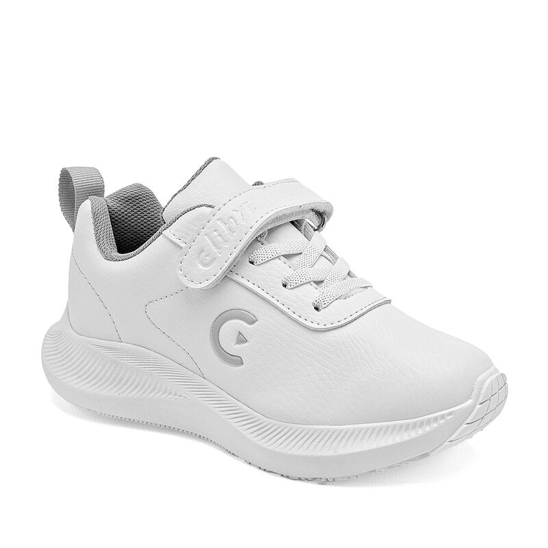 C>Libre Tenis deportivo para ni&ntilde;o blanco, aguje... image number null