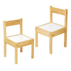 Sillas para Ni&ntilde;os de Madera para Mesita Montessori 2 Piezas, Shimy, Color Beige, 83966
