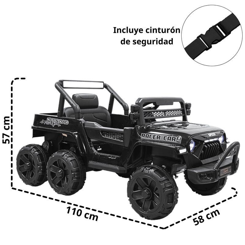 Camioneta Montable El&eacute;ctrica 4x4 para Ni&ntilde;os Blu... image number null