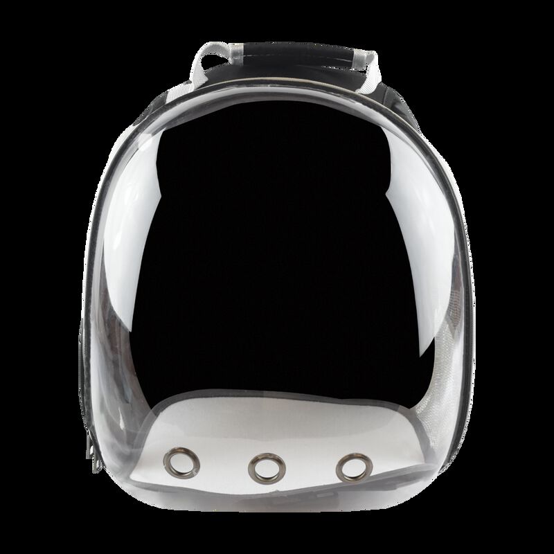 Fancy Pets Mochila Color Negra Transparente Par... image number null