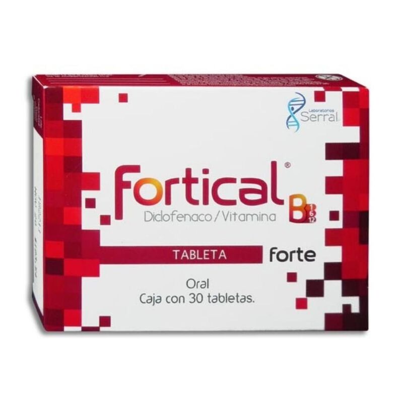 Fortical B Forte caja con 30 grageas image number null