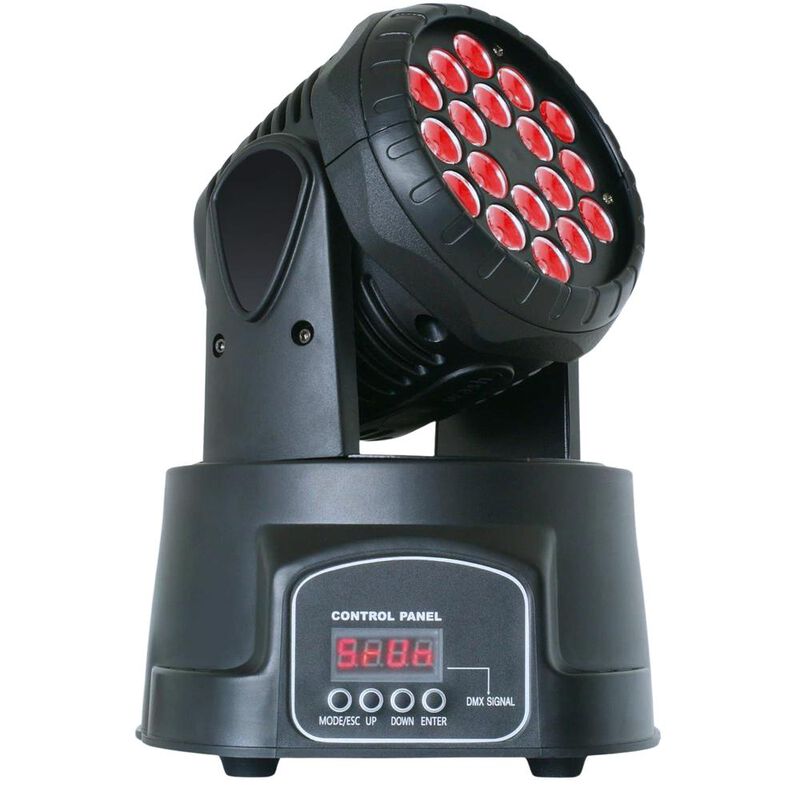 Cabeza M&oacute;vil Led 18x3 Megaluz Tiny Wash RGB 54W... image number null