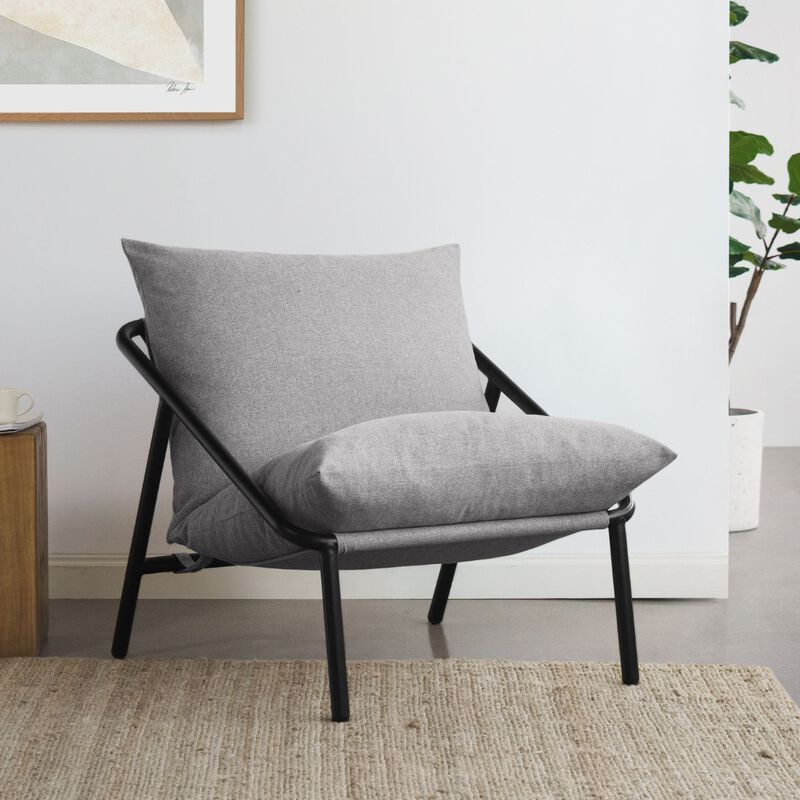 Zinus | Silla De Metal Zinus Ada Con Cojines De... image number null
