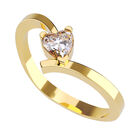 Anillo de Compromiso de 14K con Diamante de Laboratorio 0.50 CT F VS1 Talla 4.5 ORO AMARILLO 14K &ndash; Amore Mio!