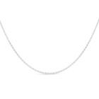Cadena Snail Oro Blanco 14k 55cm 1.48mm Larga