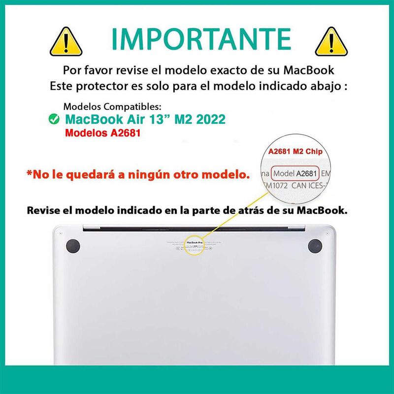 Funda TECHPROTECTUS para MacBook Air 13 M2 M3 R... image number null