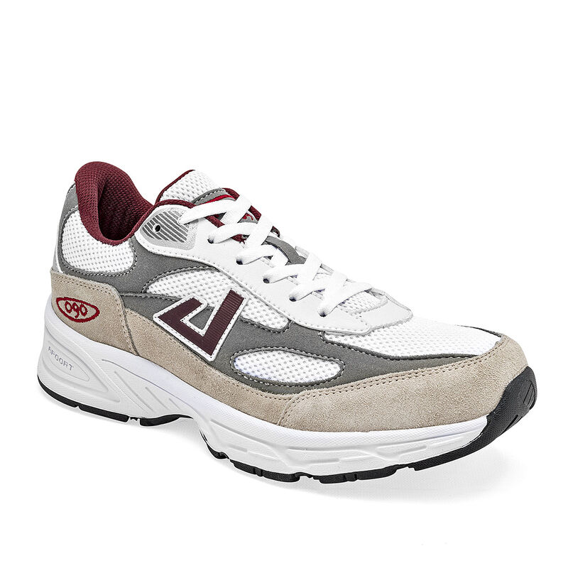 Apoort Tenis urbano para joven. Blanco gris vin... image number null