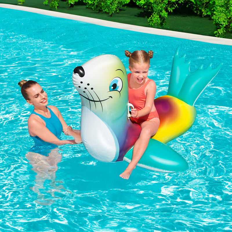 Flotador Montable 1.57m x 1.14cm con Agarradera... image number null