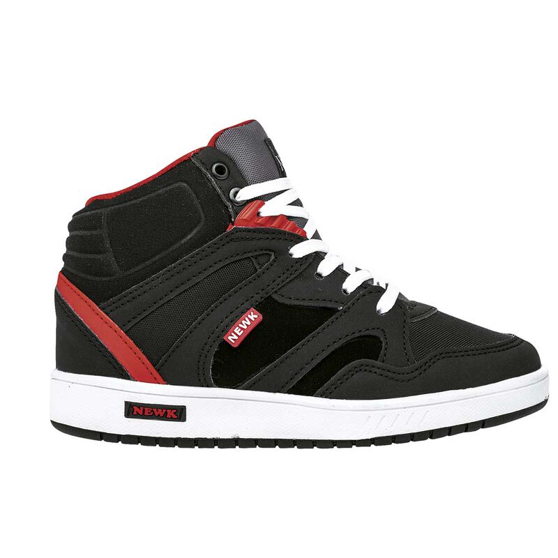 Newk Tenis urbano para hombre negro gris rojo image number null